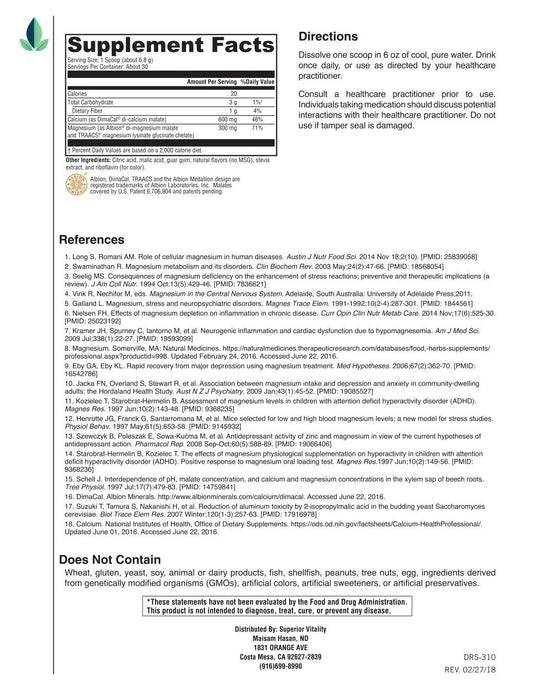 Magnesium~OptiMag Plus Calcium